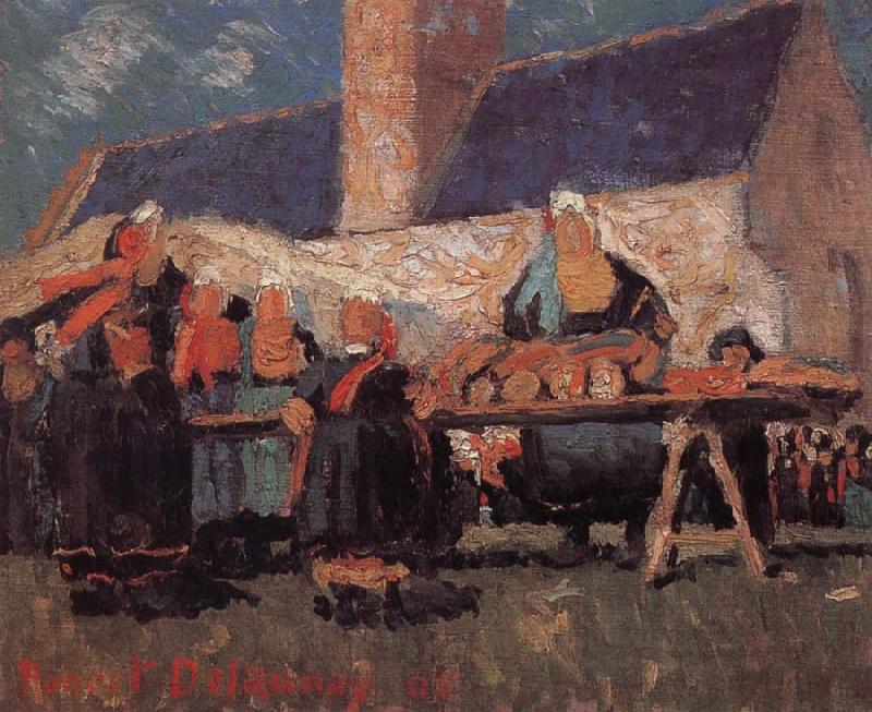 Breton-s Market, Delaunay, Robert